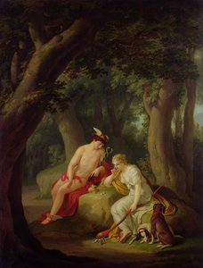 Diana e Mercurio che giocano a dadi, c.1788-90