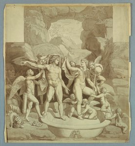 Marte e Venere si preparano per le nozze di Cupido e Psiche