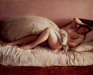 Donna addormentata da Johann Baptist Reiter
