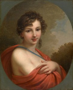 Ritratto di Yelena Naryshkina 1785-1855 da Johann Baptist von Lampi the Elder