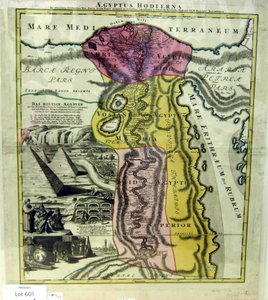 Aegyptus Hodierna, Mappa dell