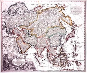 Asia Minore, Arabia e Giappone, c.1725