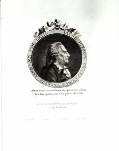 Ritratto medaglione di Giacomo Casanova all