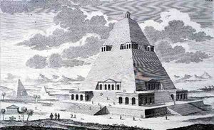 Una piramide fuori Tebe, Egitto, da 