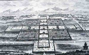 Veduta Prospettica del Palazzo Imperiale, Pechino, Cina, da 