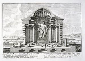 La Statua di Zeus Olimpico di Fidia, tavola 5 da 