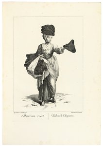 Il Venditore di Cappelli da Johann Christian (after) Brand