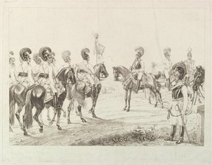 Corazzieri austriaci, inizio XIX secolo da Johann Christian Erhard
