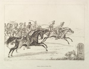 Lancieri Austriaci, inizio XIX secolo da Johann Christian Erhard