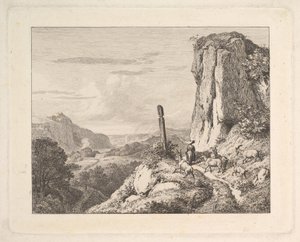 Giovane donna con sei capre, 1815 da Johann Christian Erhard