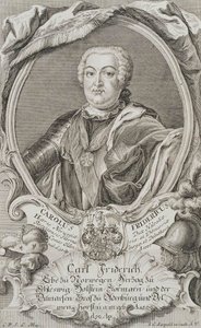 Ritratto del duca Carlo Federico di Holstein-Gottorp da Johann Christian Leopold