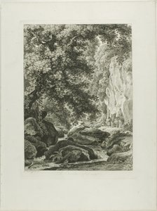 A Civita Castellana, da Malerisch Radierte Prospekte aus Italien da Johann Christian Reinhart