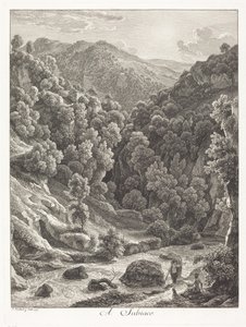 A Subiaco (vicino a Subiaco) da Johann Christian Reinhart