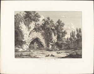 Rovine del Teatro ad Albano da Johann Christian Reinhart