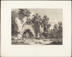 Avanzo del teatro ad Albano da Johann Christian Reinhart
