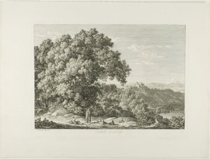 Castle Gandolfo da Johann Christian Reinhart