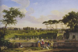 Tedesco: Nel parco di Villa Doria Pamphilj da Johann Christian Reinhart