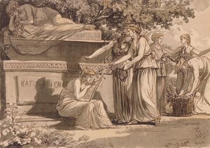 J C Reinhart Arcadia 1785 da Johann Christian Reinhart
