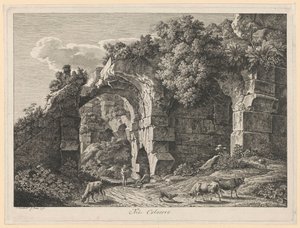 Paesaggio - Nel Colosseo da Johann Christian Reinhart