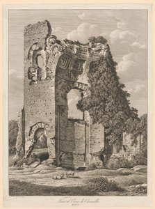 Paesaggio - Vicino al circo di Caracalla da Johann Christian Reinhart