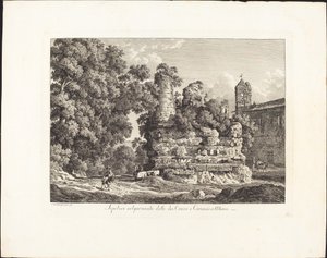 Sepolcro volgarmente detto degli Orazii e Curiazii a Albano da Johann Christian Reinhart