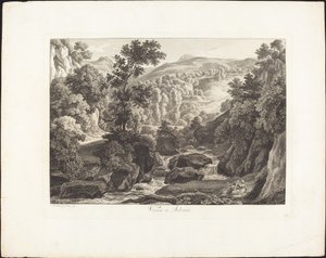 Vicino a Subiaco da Johann Christian Reinhart