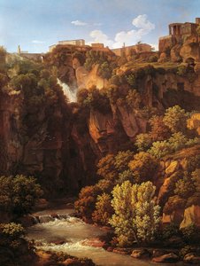 Cascate a Tivoli da Johann Christian Reinhart