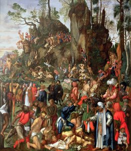 Martirio dei diecimila, copia di un dipinto di Albrecht Durer da Johann Christian Ruprecht