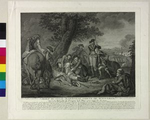 Morte del margravio Kurt Christoph von Schwerin durante la battaglia di Praga 1757