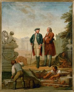 Federico II, re di Prussia e il marchese d
