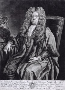 Sir John Houblon (1632-1711) inciso da R. Williams