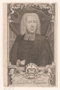 Ritratto di Sigmund Jacob Baumgarten da Johann David Schleuen (I)