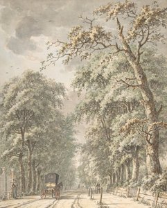 La strada di Amstelveen da Amsterdam verso Amstelveen, metà XVIII secolo - fine XVIII secolo