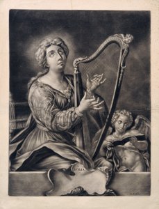Johann Elias Ridinger S Cecilia da Johann Elias Ridinger