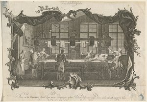 I Giocatori di Biliardo da Johann Esaias Nilson