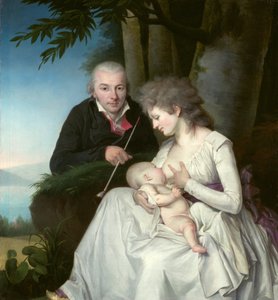 Ritratto di famiglia, 1795-1800 da Johann Friedrich August Tischbein