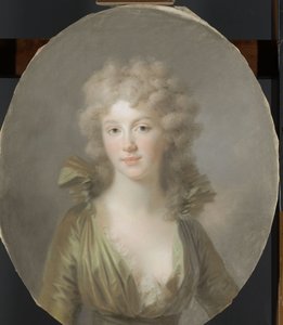 Federica Luisa Guglielmina (1774-1837), principessa di Prussia. Dal 1791 moglie di Guglielmo Federico, principe di Orange-Nassau da Johann Friedrich August Tischbein