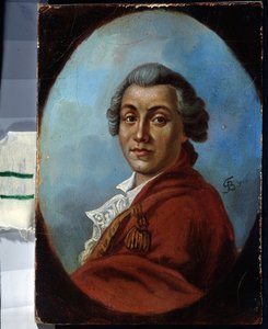 Ritratto del poeta Alexander Sumarokov (1717-1777) da Johann Friedrich August Tischbein
