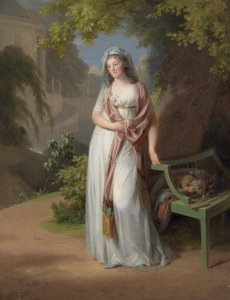 Ritratto della margravia Luise von Anhalt-Dessau da Johann Friedrich August Tischbein