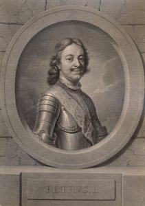 Pietro il Grande, Zar di Russia da Johann Friedrich Bause