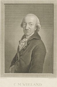 Ritratto del poeta e scrittore Christoph Martin Wieland da Johann Friedrich Bause