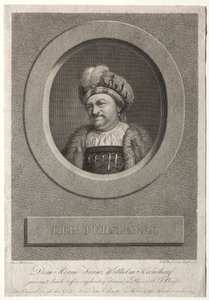 Il persiano - Ritratto di Franz Wilhelm Kreuchauf, 1869 da Johann Friedrich Bause
