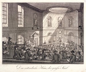 East India House, Londra da Johann Friedrich Boettger