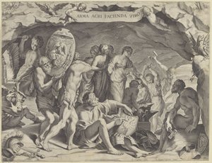 La fucina di Vulcano da Johann Friedrich Greuter