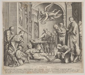 La morte di Santa Cecilia