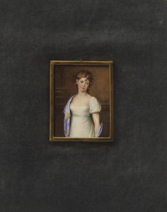 Ritratto di una giovane donna sconosciuta da Johann Friedrich Leybold