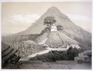 Veduta pittoresca al Tempio della Croce, Palenque, tavola 20 da 