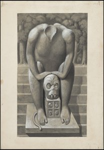Una collezione delle opere originali di Waldeck del Mesoamerica, Scatola 5 di 22 da Johann Friedrich Maximilian von Waldeck
