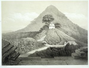Vista pittoresca al Tempio della Croce, Palenque, tavola 20 da 