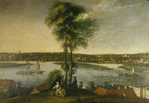 Potsdam, il parco del Palazzo Sanssouci dal Brauhausberg